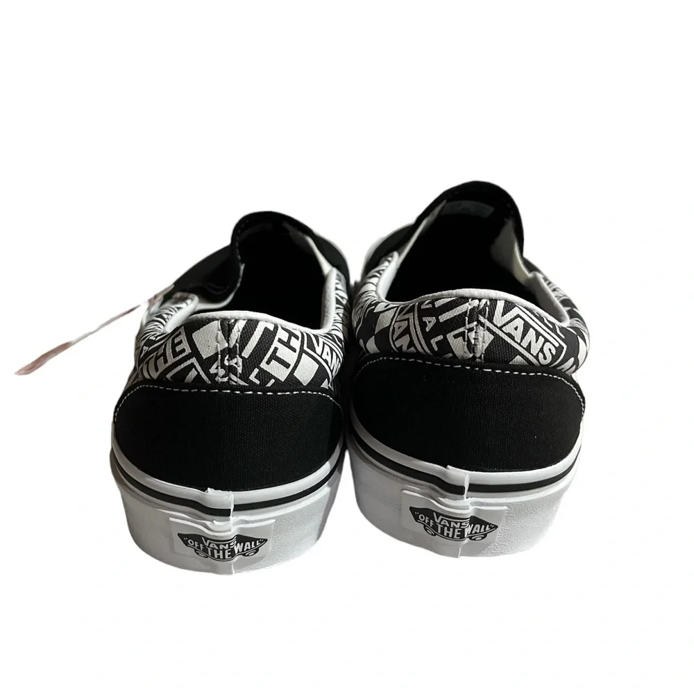 Unisex Vans Off The Wall Classic Slip On Black/Asphalt M6.5/W8 - Picture 3 of 5